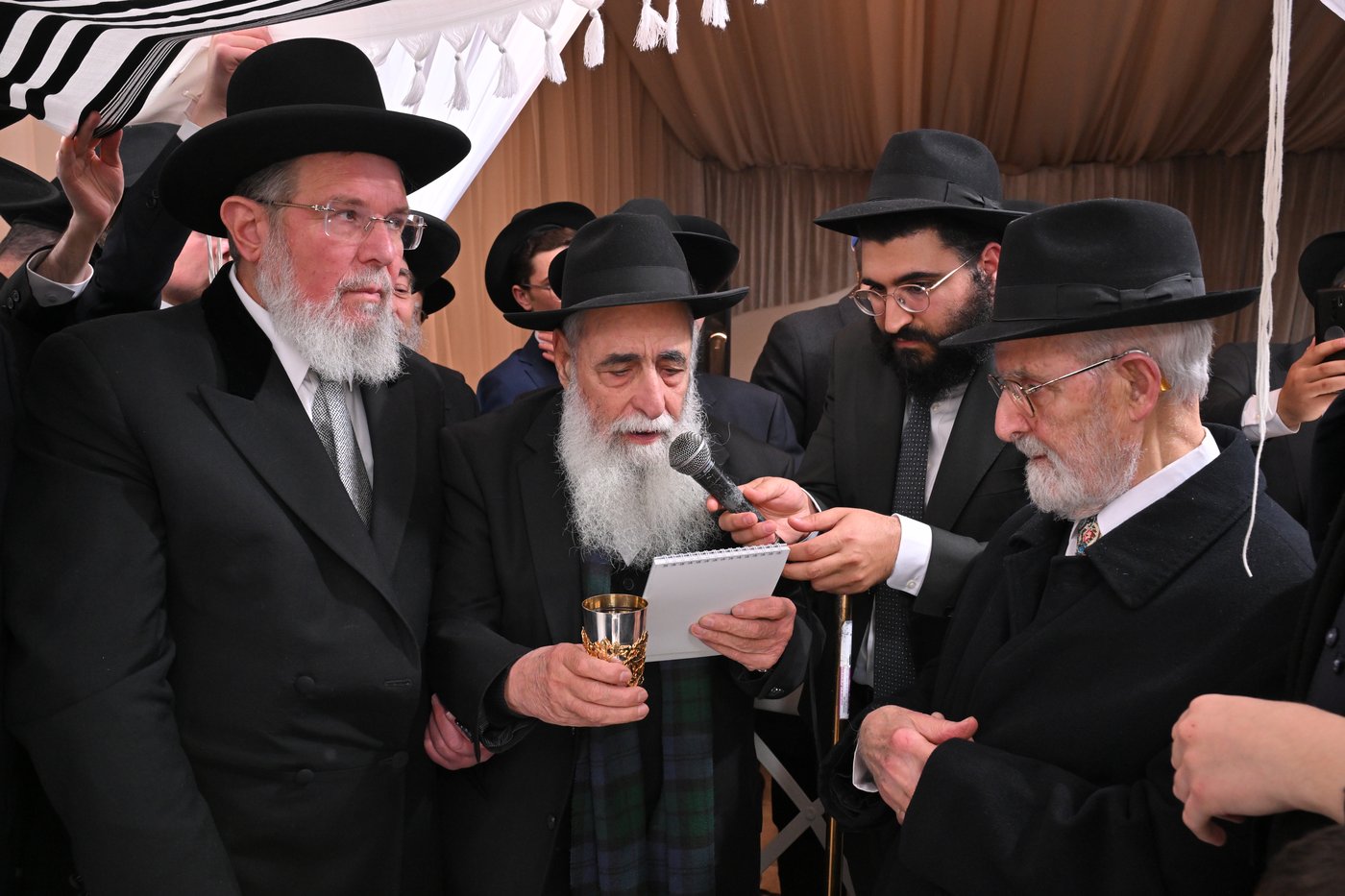 שמחת נישואי בן האדמו"ר רבי אברהם מסעוד יהודיוף