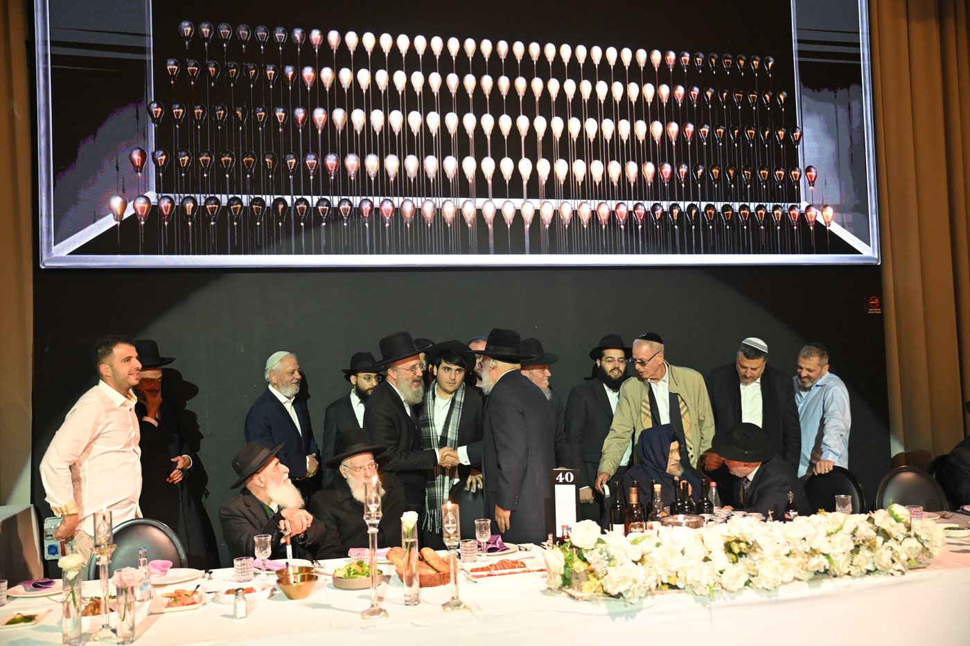 שמחת נישואי בן האדמו"ר רבי אברהם מסעוד יהודיוף