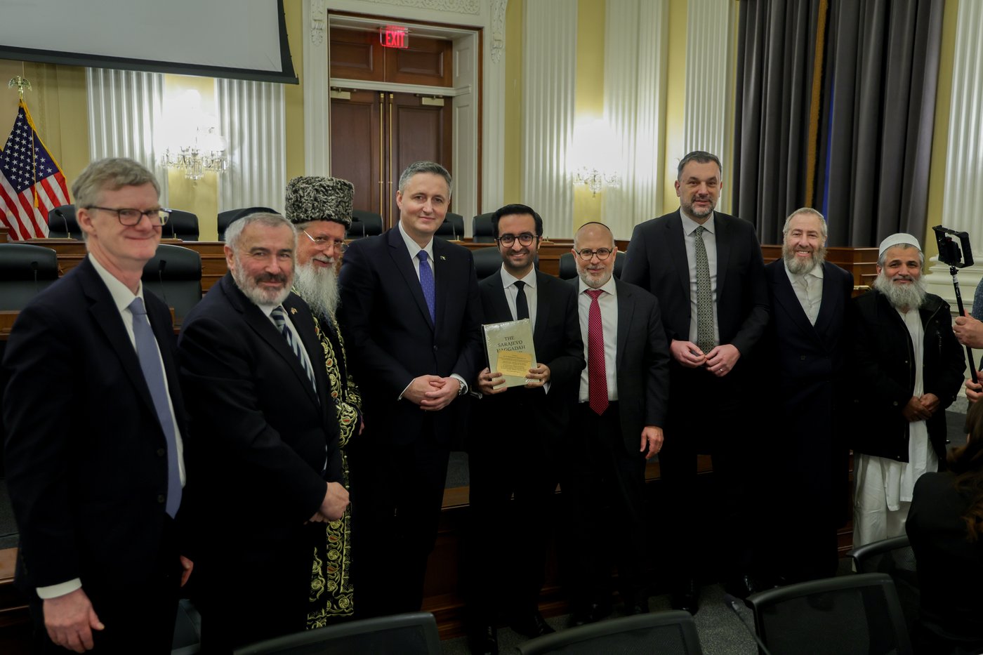 שולחן ליל הסדר בקונגרס האמריקאי