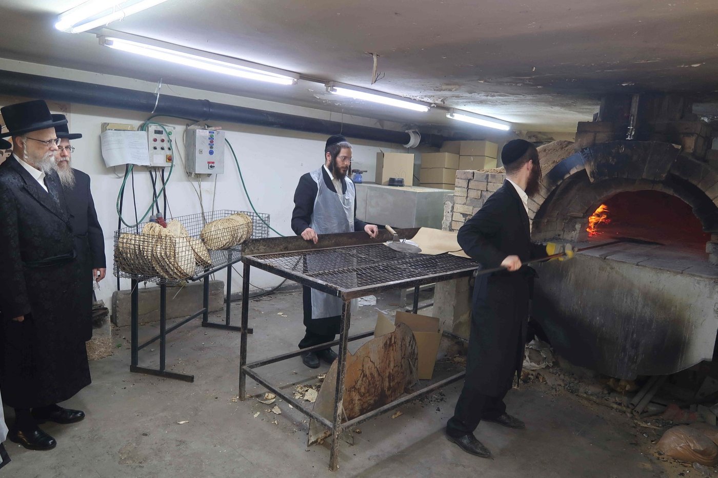 האדמו"ר מסערט ויז'ניץ באפיית מצות