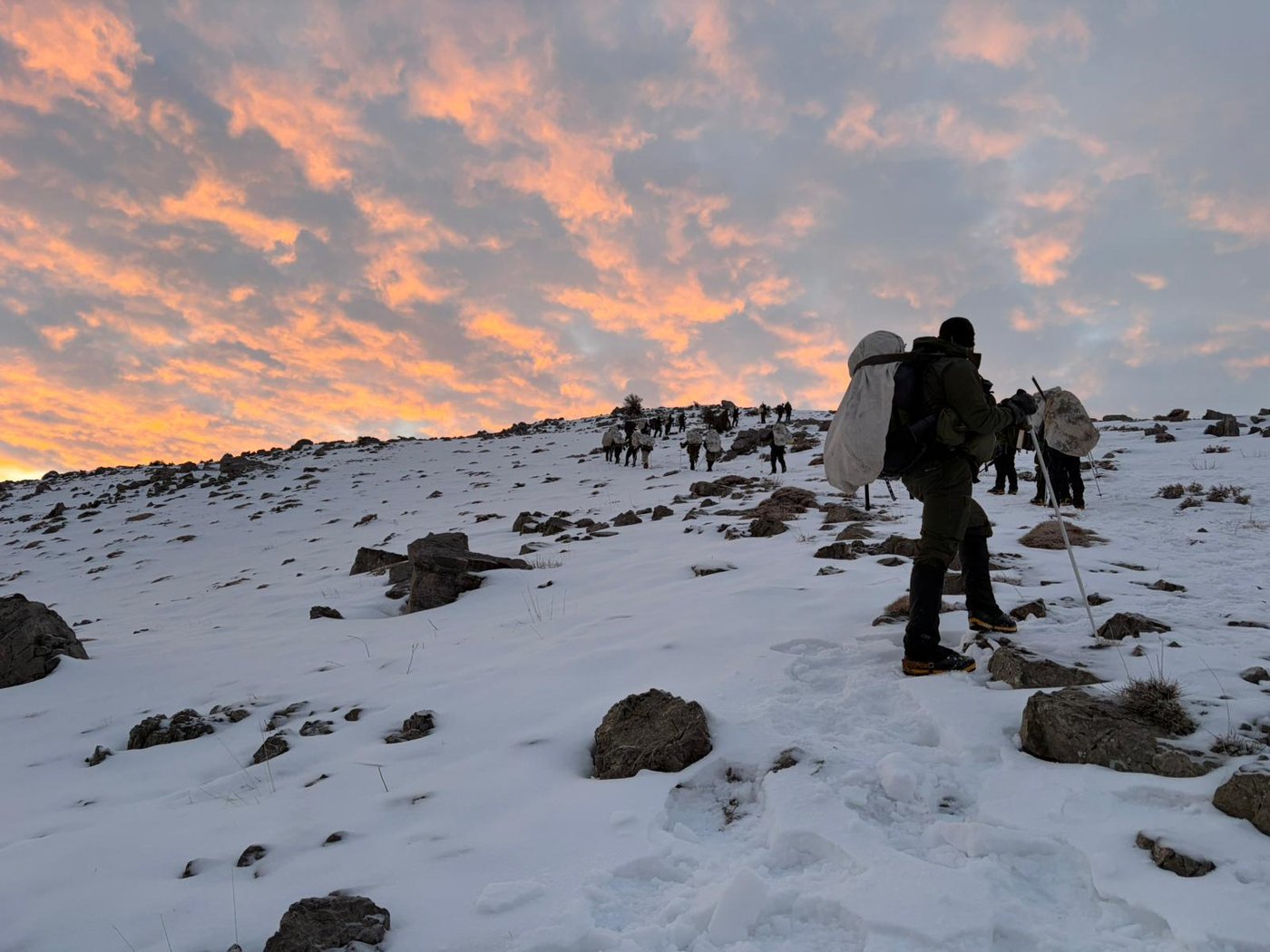 כוחות יחידת האלפיניסטים בפעילות חוצה גבול מהחרמון הסורי לדרום לבנון