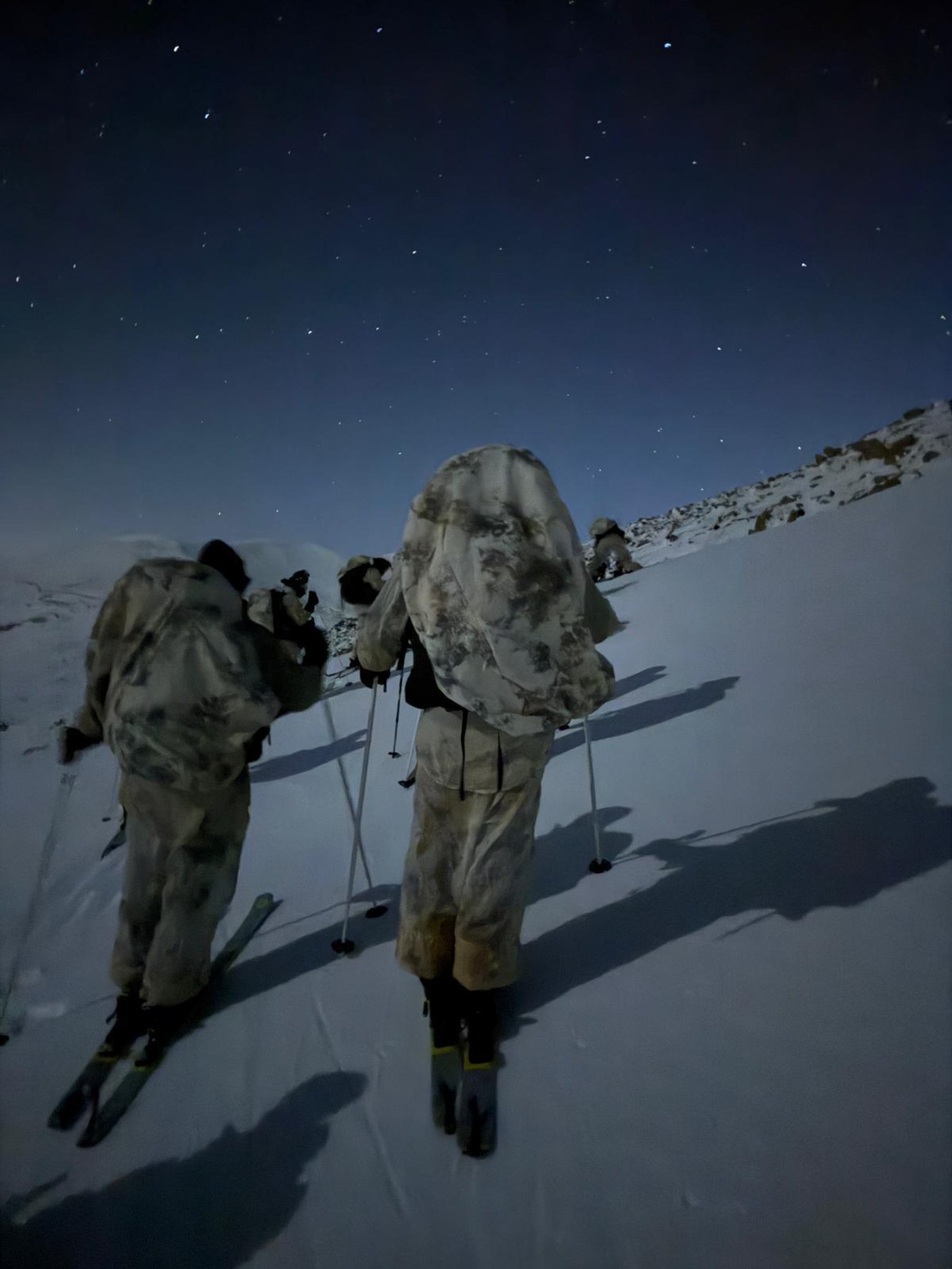 כוחות יחידת האלפיניסטים בפעילות חוצה גבול מהחרמון הסורי לדרום לבנון