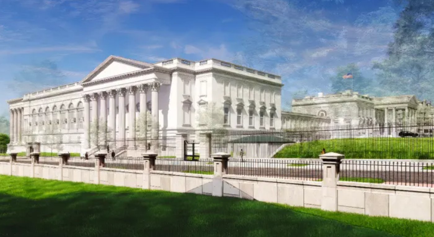 הדמיה של אולם הנשפים המתכונן