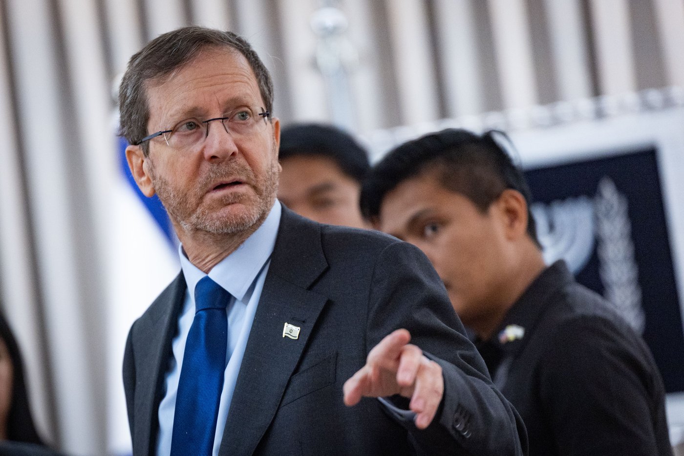 נשיא המדינה יצחק הרצוג