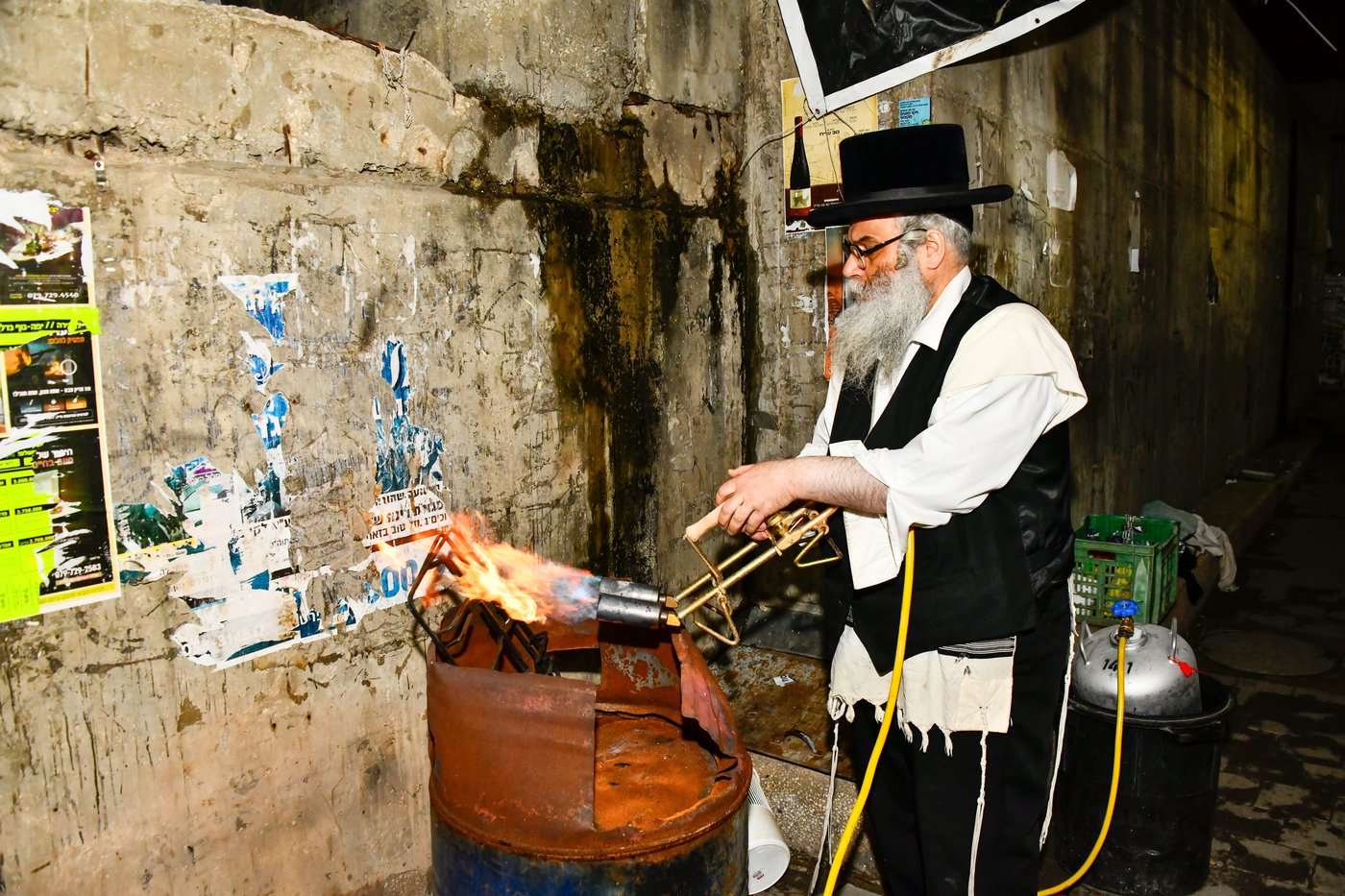 אווירת ערב חג הפסח בבני ברק