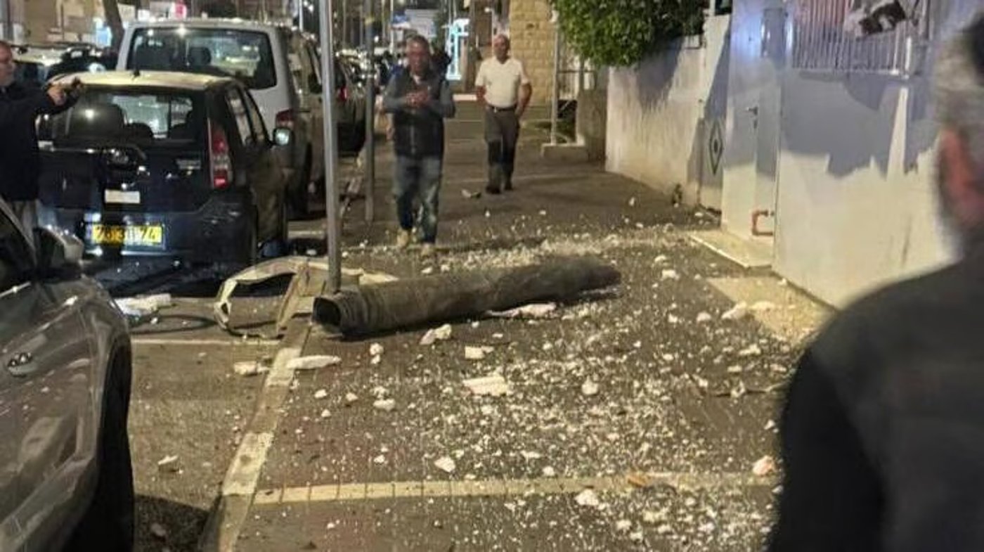 שברי יירוט בקריות