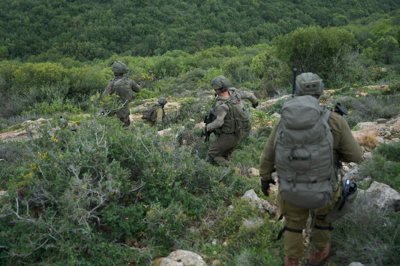 לוחמי צה"ל בדרום לבנון 