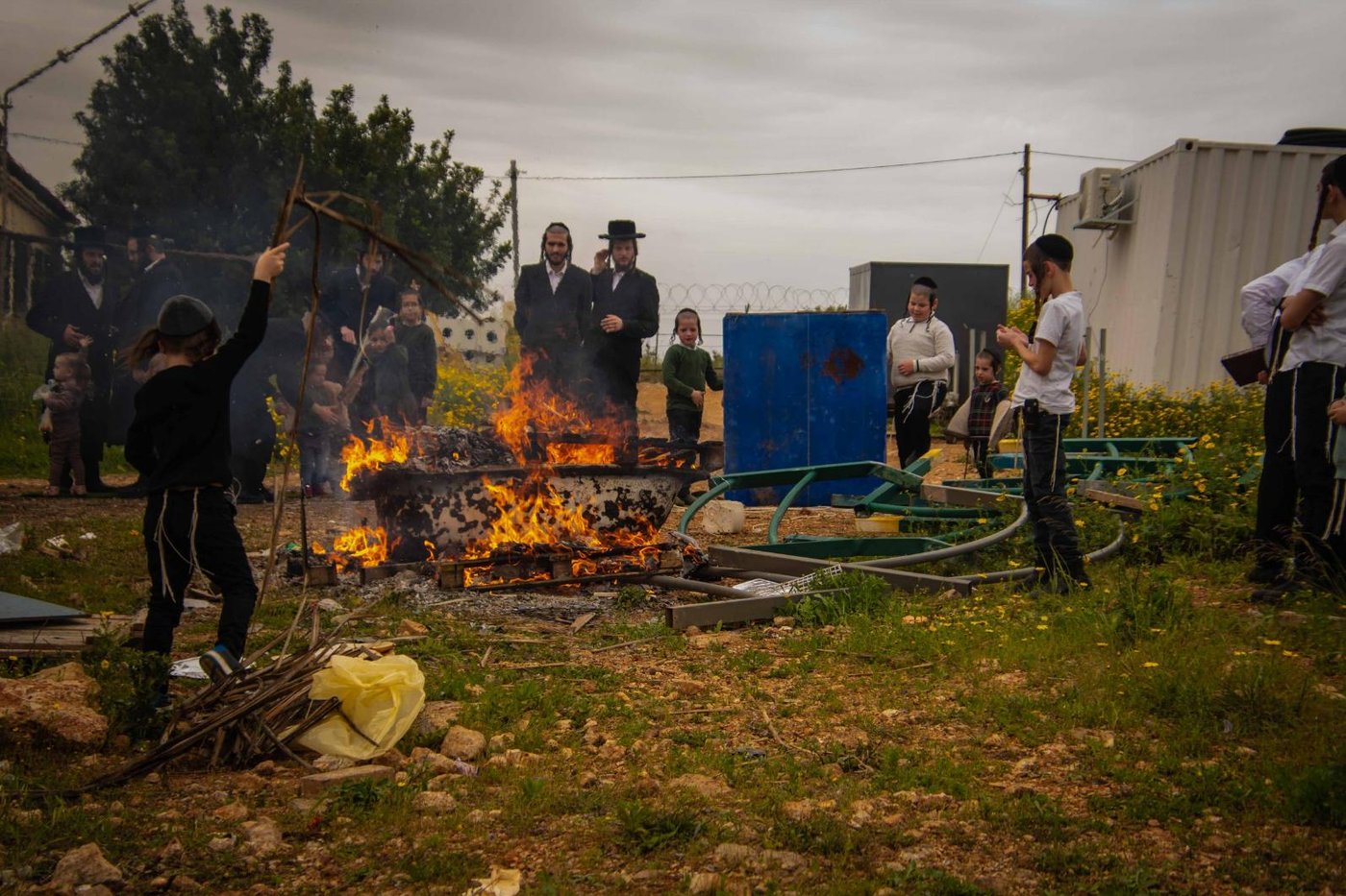 שריפת חמץ בעמנואל