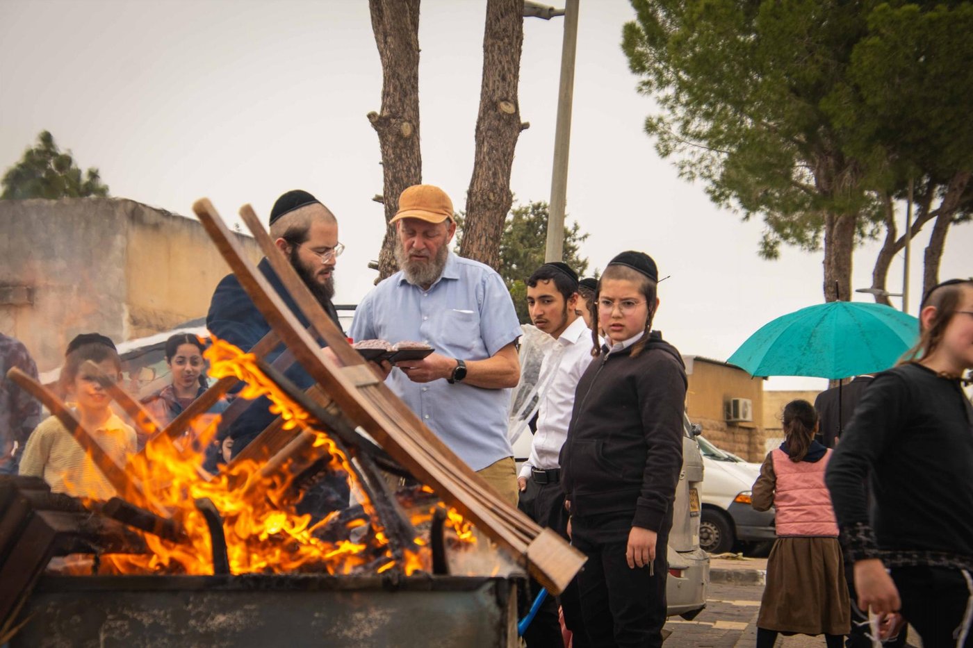 שריפת חמץ בעמנואל
