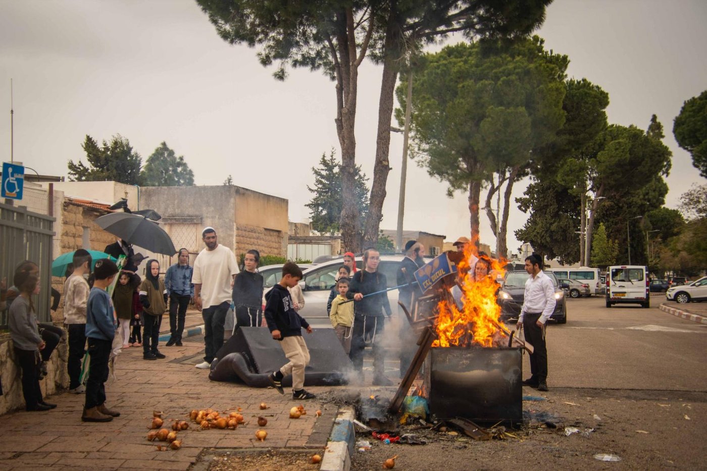 שריפת חמץ בעמנואל