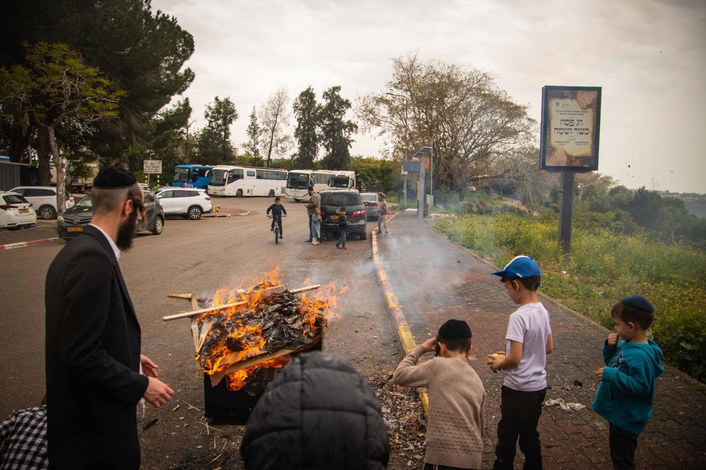שריפת חמץ בעמנואל