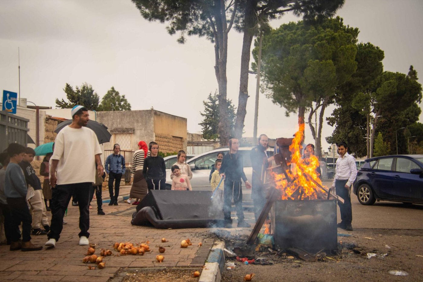 שריפת חמץ בעמנואל