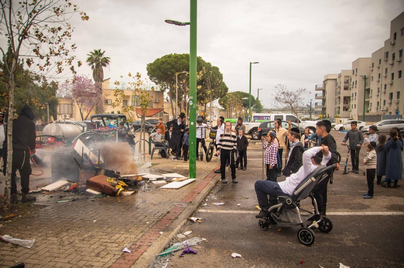 שריפת חמץ בעמנואל