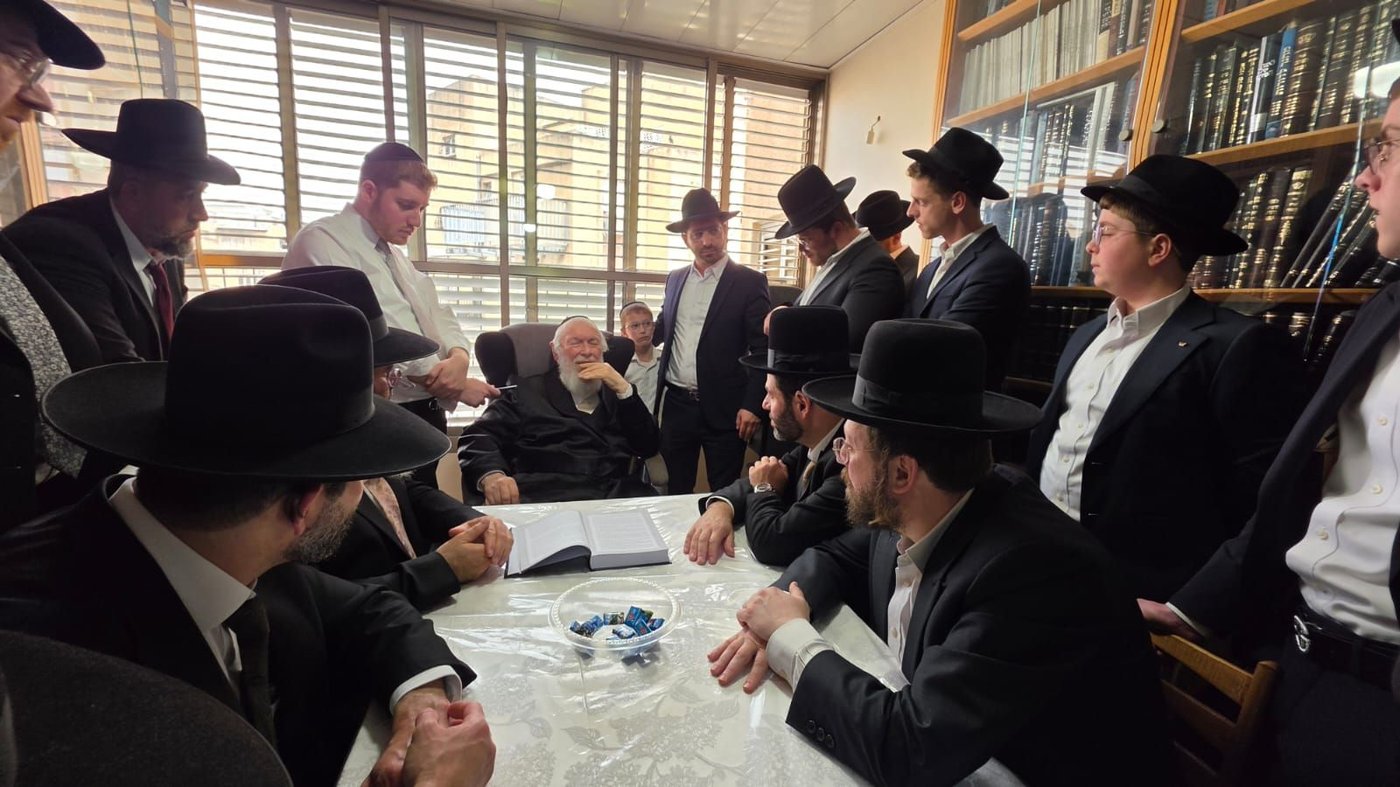 נציגי דגל התורה אצל הגר"י זילברשטיין