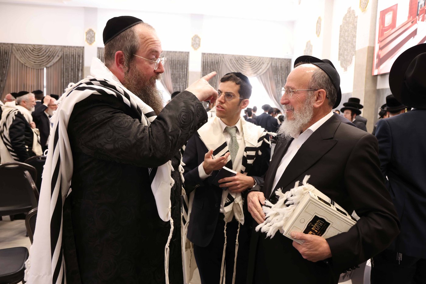 ברכת כהנים בהיכל ישיבת טשכנוב