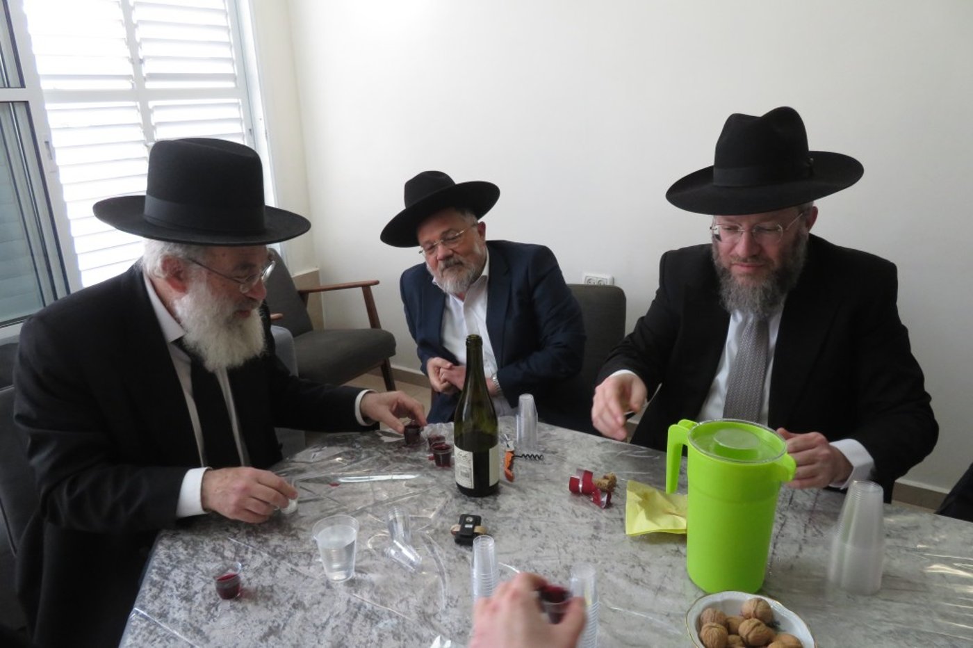 מעמד הקבלת פני רבו לראש הישיבה הגאון רבי ברוך דב דיסקין