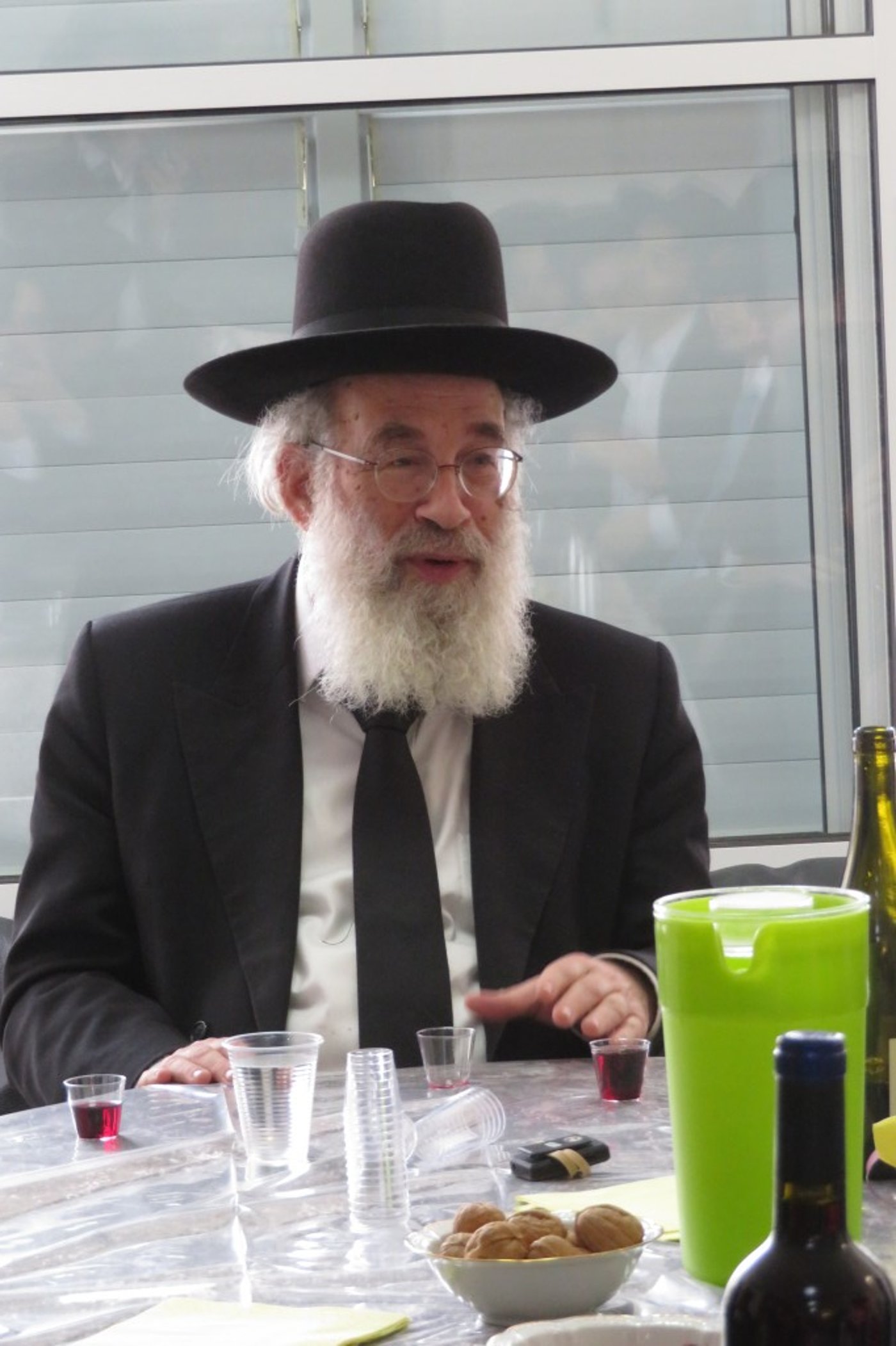 מעמד הקבלת פני רבו לראש הישיבה הגאון רבי ברוך דב דיסקין