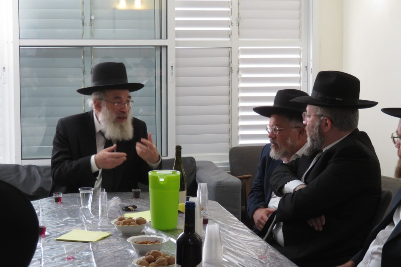 מעמד הקבלת פני רבו לראש הישיבה הגאון רבי ברוך דב דיסקין