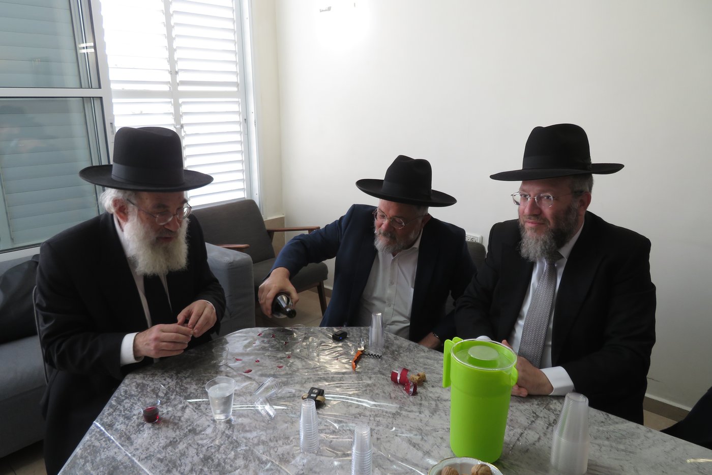 מעמד הקבלת פני רבו לראש הישיבה הגאון רבי ברוך דב דיסקין