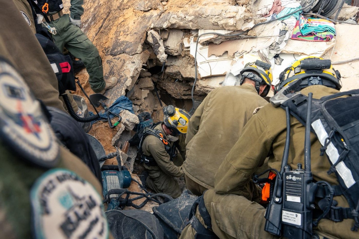 זירת האסון בחיפה