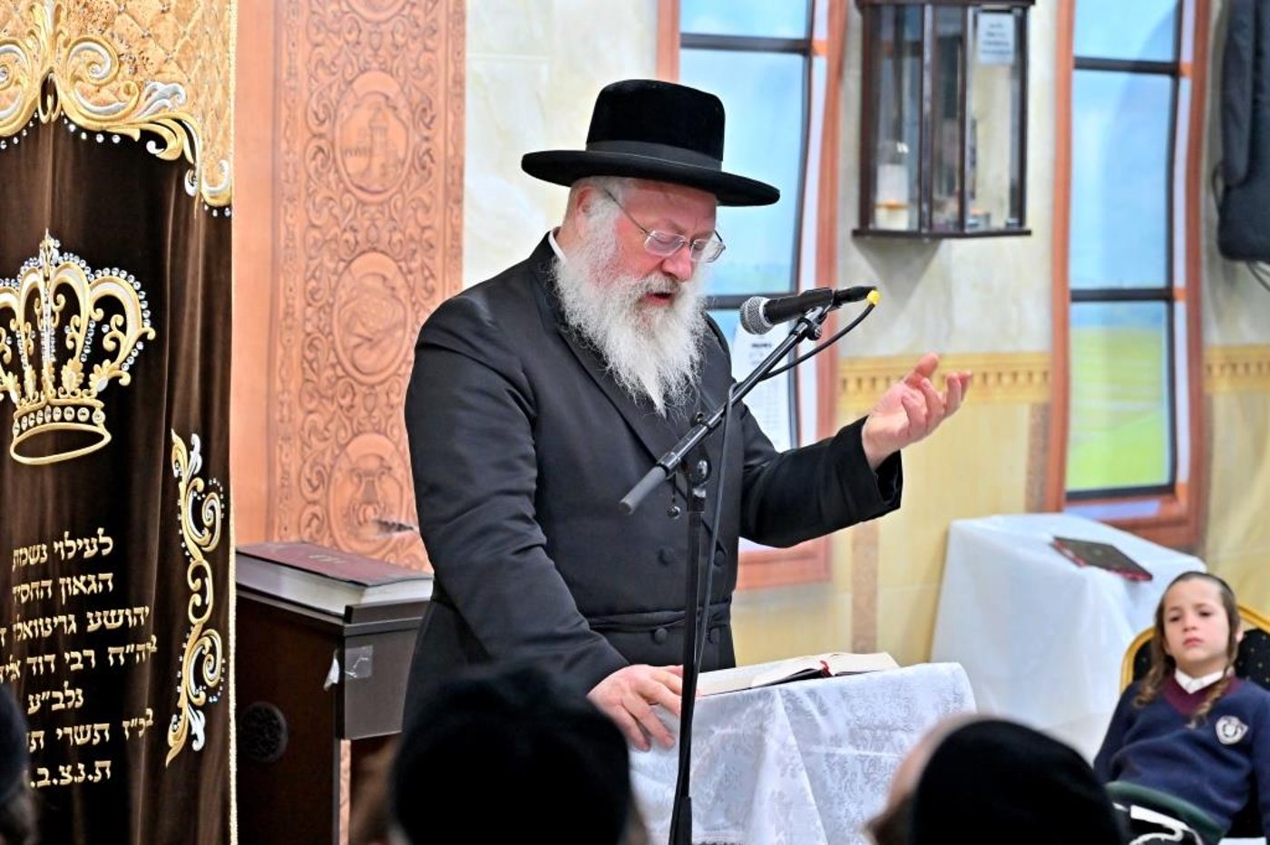 הגרחי"א לנדא בשיחה בביהמ"ד ספינקא בבית שמש