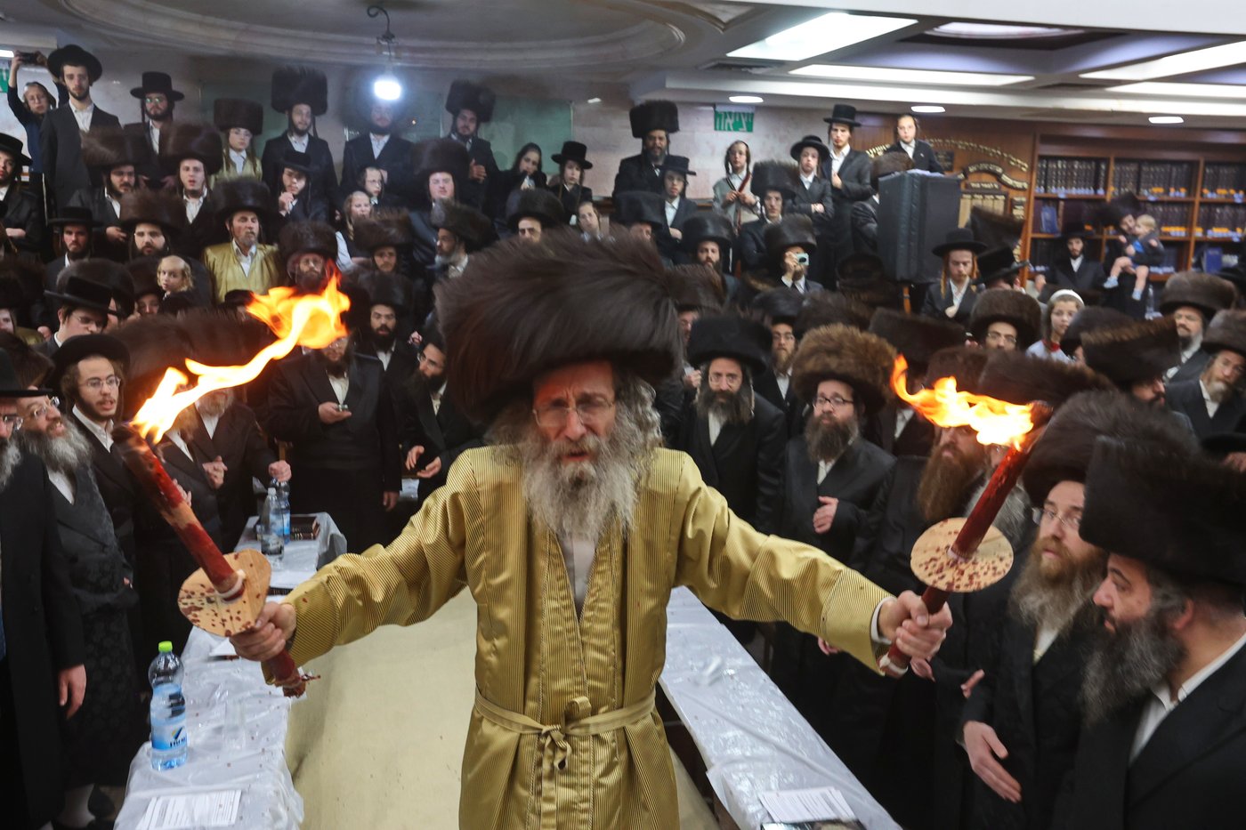 הגה"צ רבי אלימלך בידרמן בזיץ הכנה לשביעי של פסח