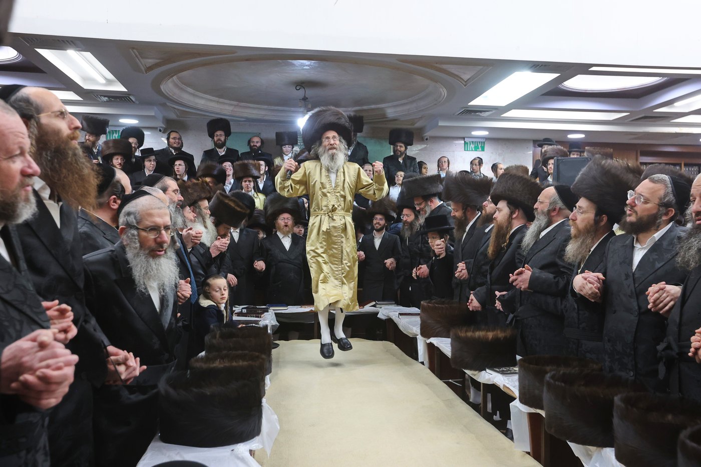 הגה"צ רבי אלימלך בידרמן בזיץ הכנה לשביעי של פסח