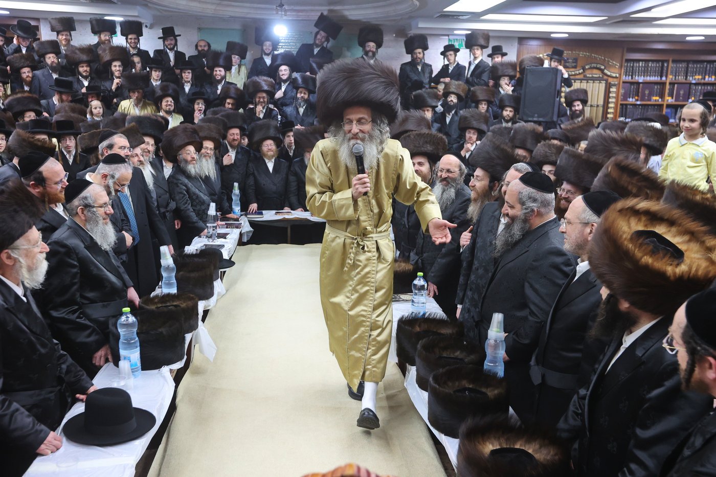 הגה"צ רבי אלימלך בידרמן בזיץ הכנה לשביעי של פסח