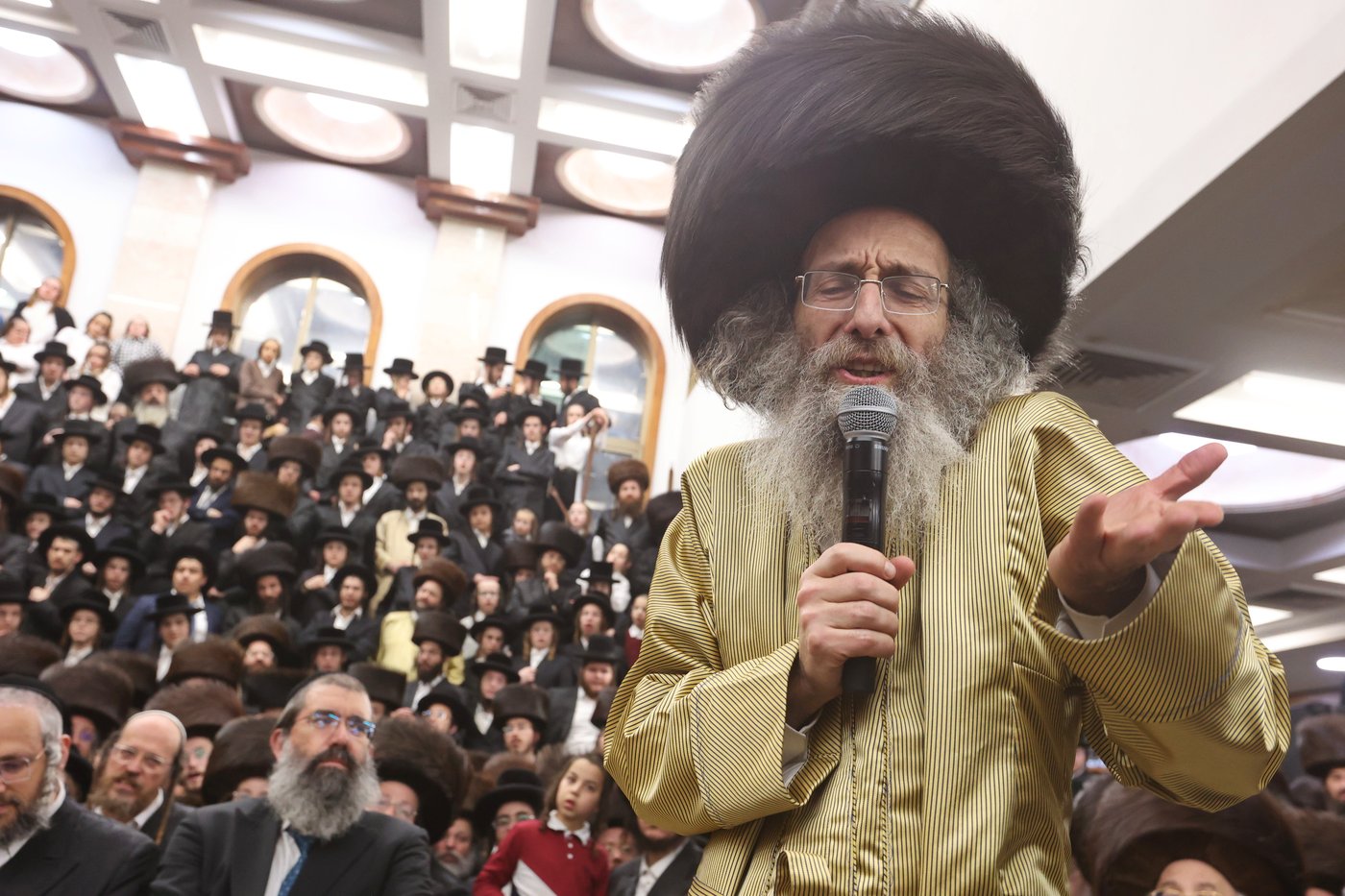 הגה"צ רבי אלימלך בידרמן בזיץ הכנה לשביעי של פסח