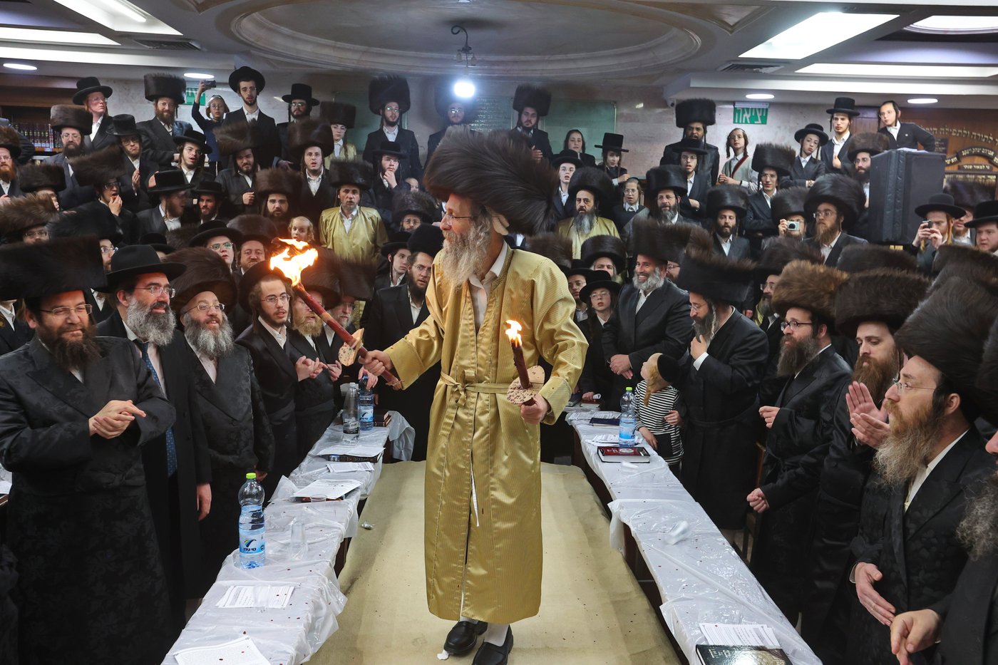 הגה"צ רבי אלימלך בידרמן בזיץ הכנה לשביעי של פסח