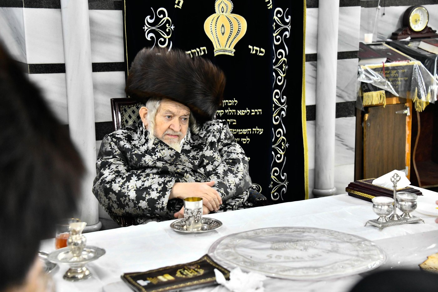 האדמו"ר מטעמשוואר בנעילת החג שביעי של פסח