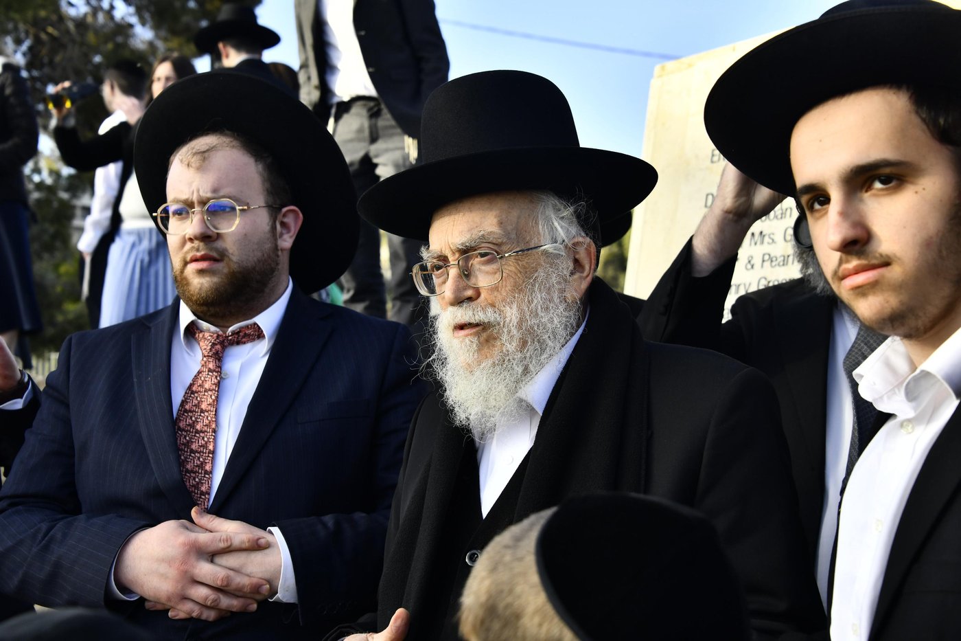 הגאון רבי בנימין אלישיב בתפילה בהר הצופים