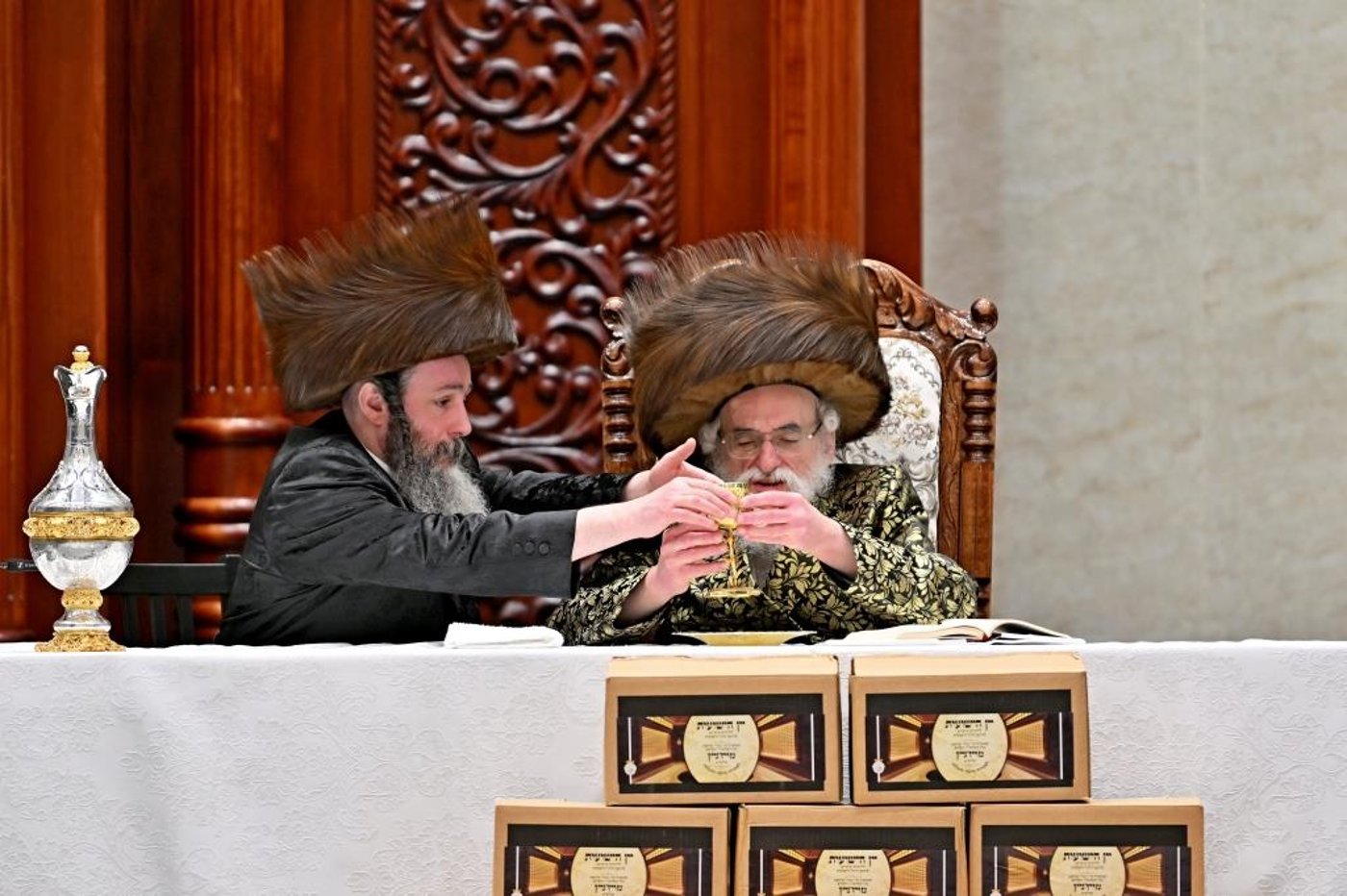 חג הפסח בחצה"ק ויזניץ