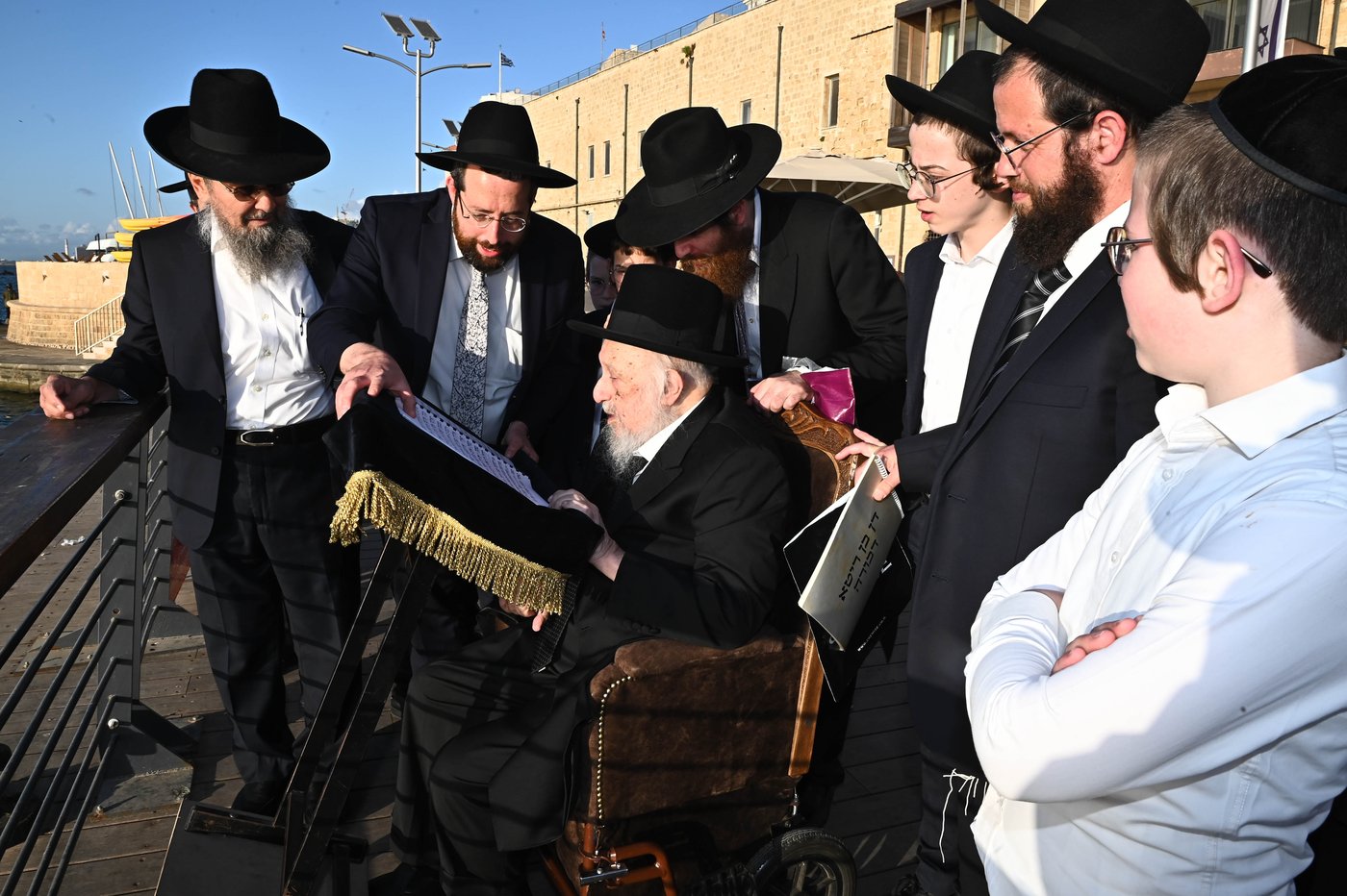 הגרב"ד פוברסקי במעמד ביעור מעשרות