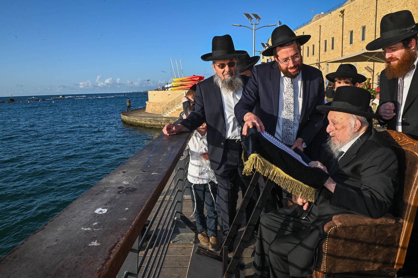 הגרב"ד פוברסקי במעמד ביעור מעשרות