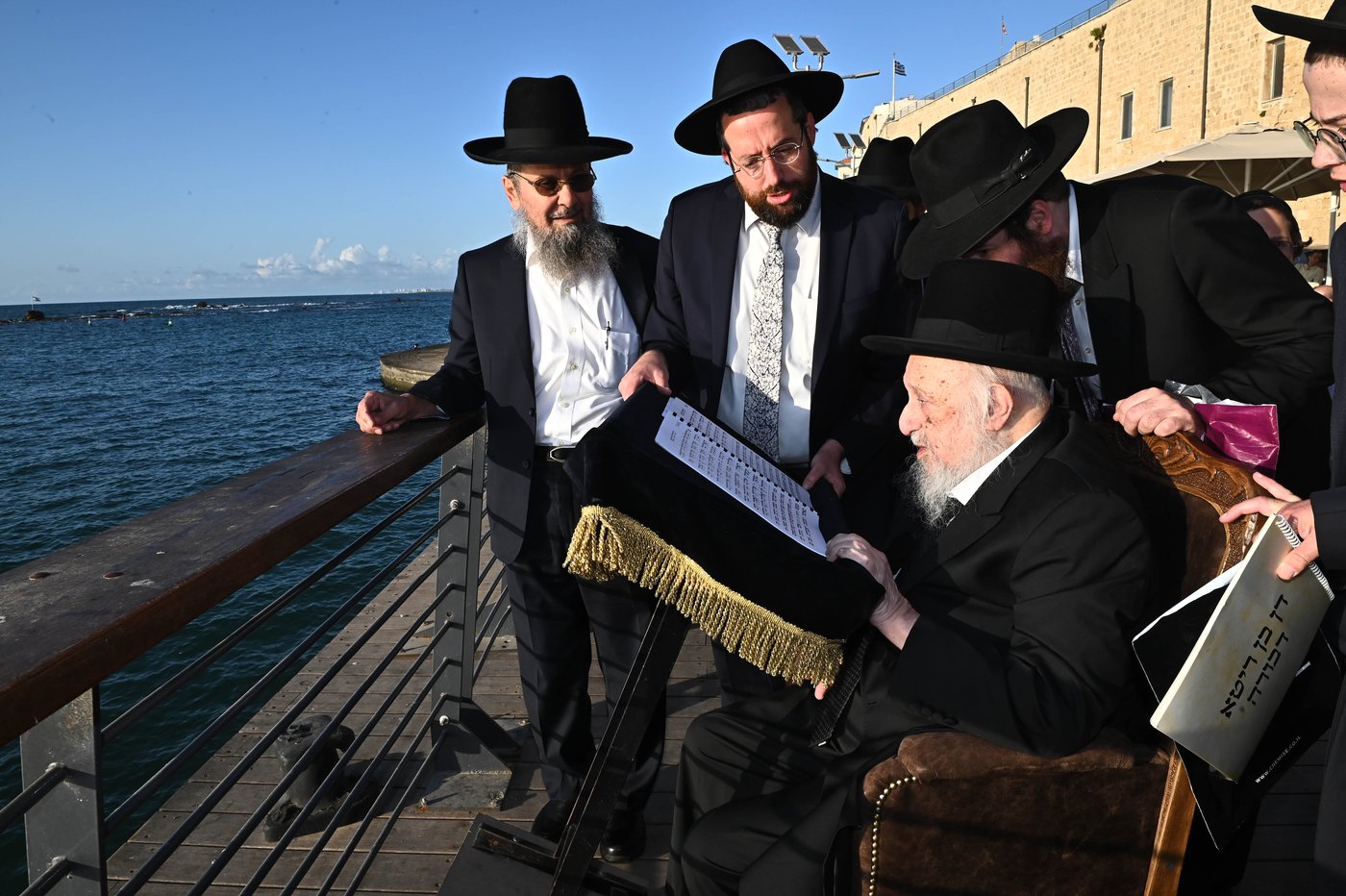 הגרב"ד פוברסקי במעמד ביעור מעשרות