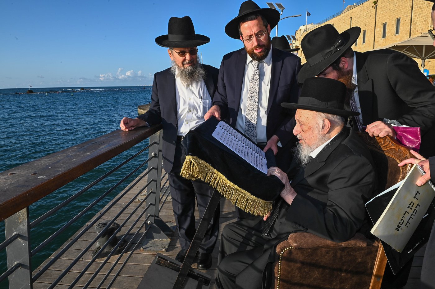 הגרב"ד פוברסקי במעמד ביעור מעשרות