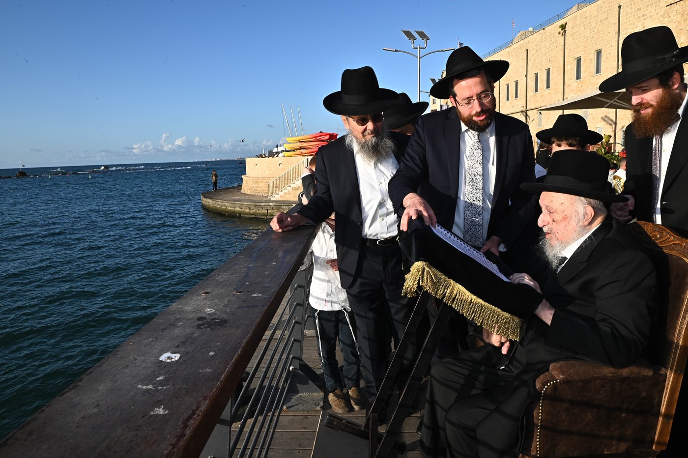 הגרב"ד פוברסקי במעמד ביעור מעשרות