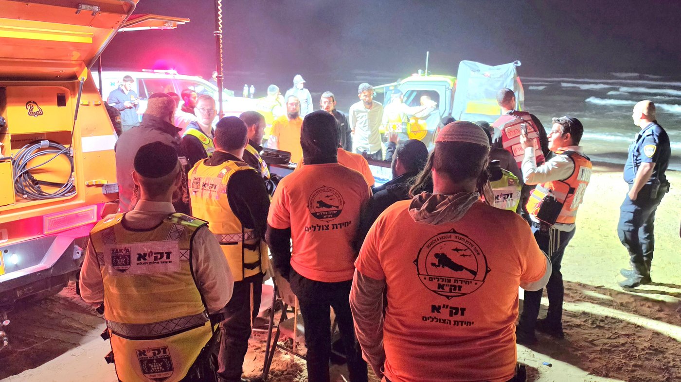 החיפושים בנתניה, הלילה