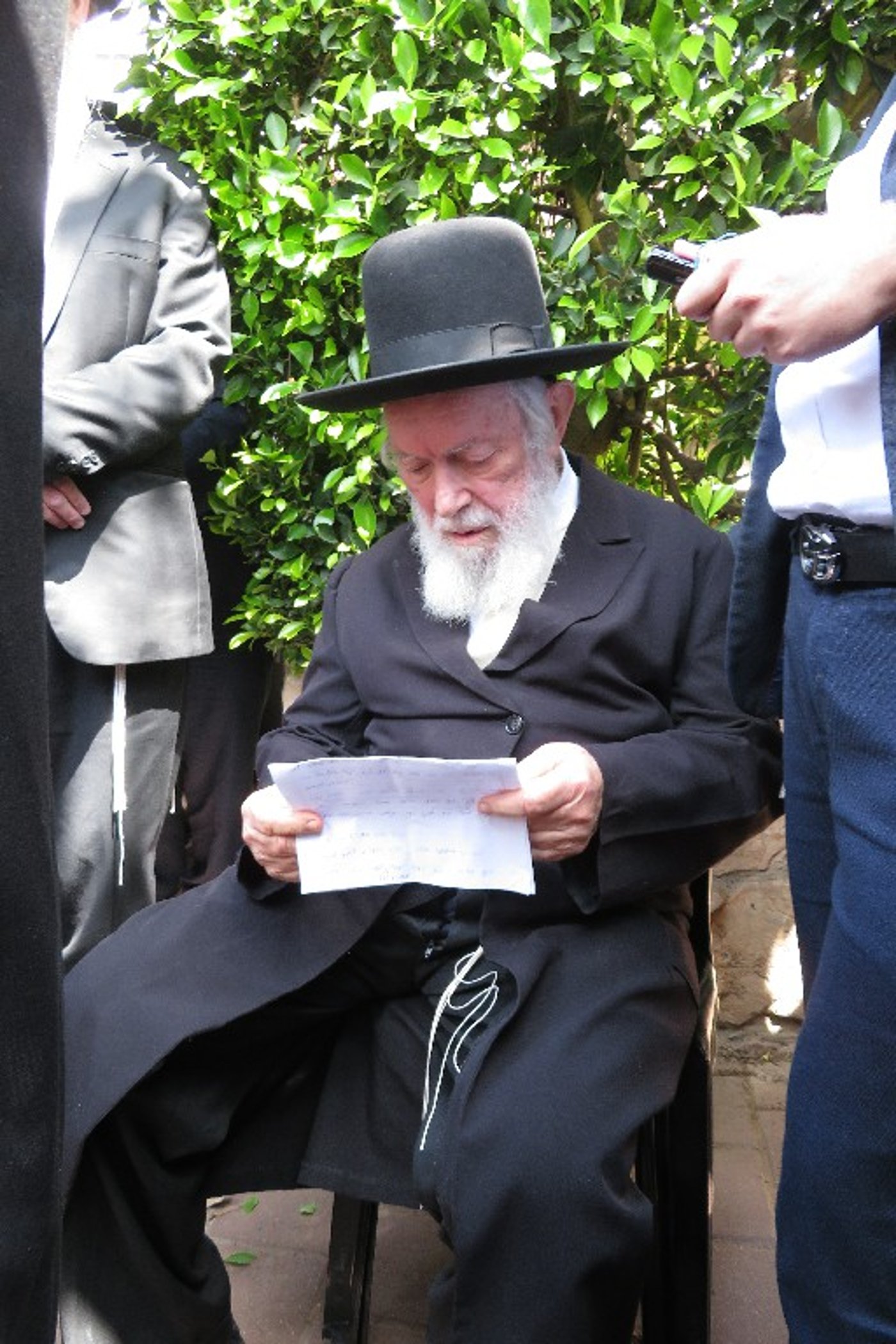 הגר"י זילברשטיין בהלווית הבחור יהושע ראם ז"ל