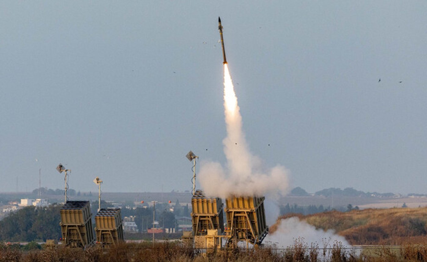מערכת כיפת ברזל בפעולה
