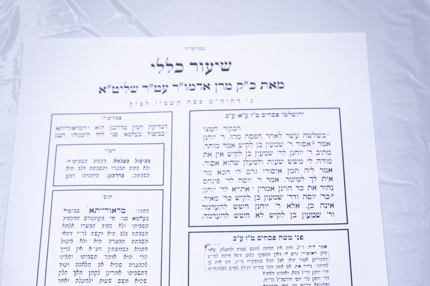 חג הפסח בחצה"ק באבוב 45