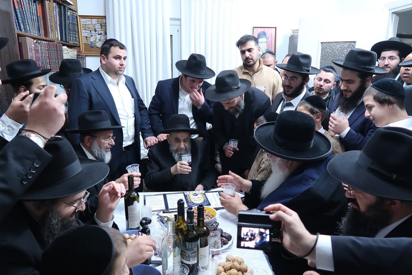 מעמד הקבלת פני רבו אצל הגר"מ צדקה