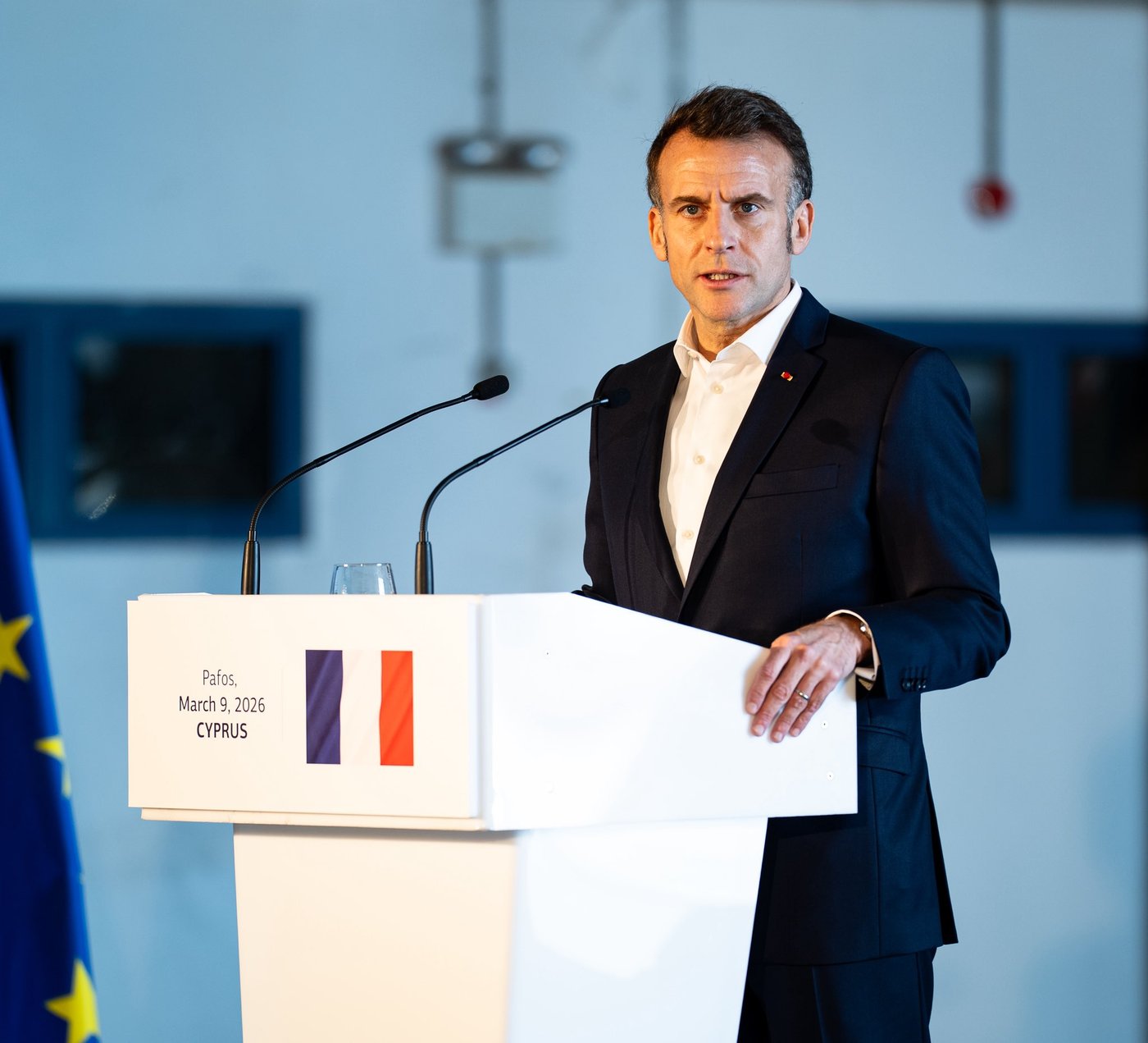 נשיא צרפת מקרון 