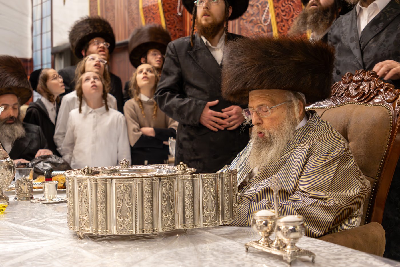 חג הפסח בחצה"ק פינסק קרלין