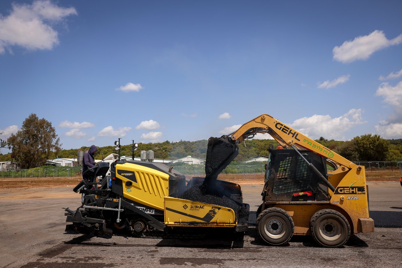העבודות במתחם 89 במירון לקראת ל"ג בעומר
