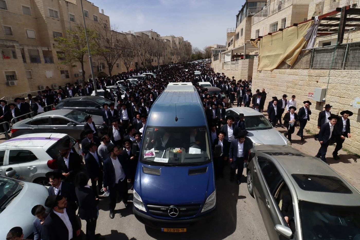 מסע הלוויית הבחור יששכר דב שפיגל ז"ל