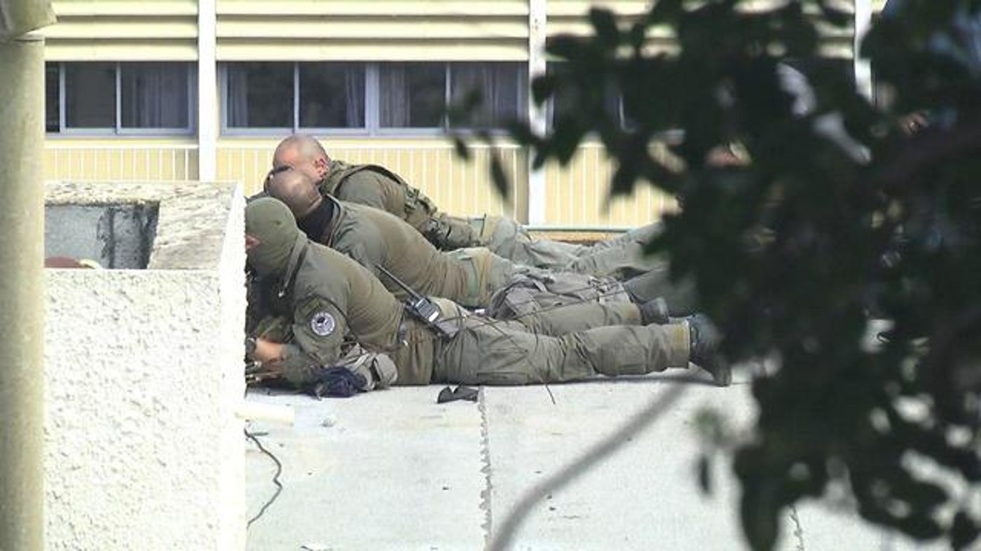 כוחות משטרה באירוע התבצרות | ארכיון