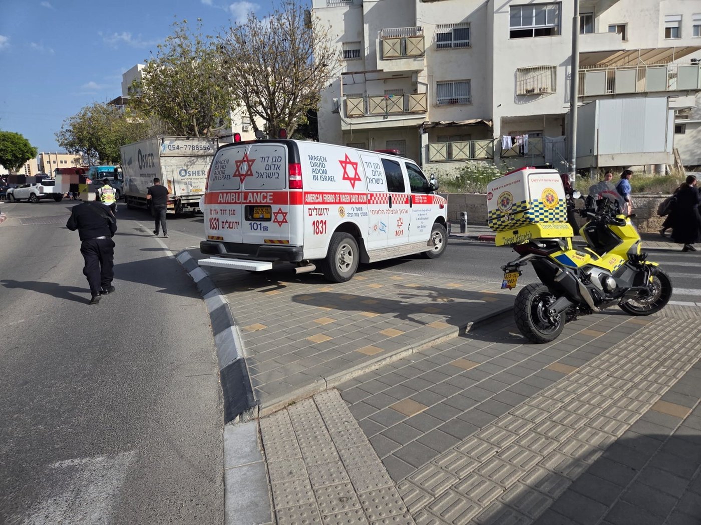 זירת התאונה, הבוקר