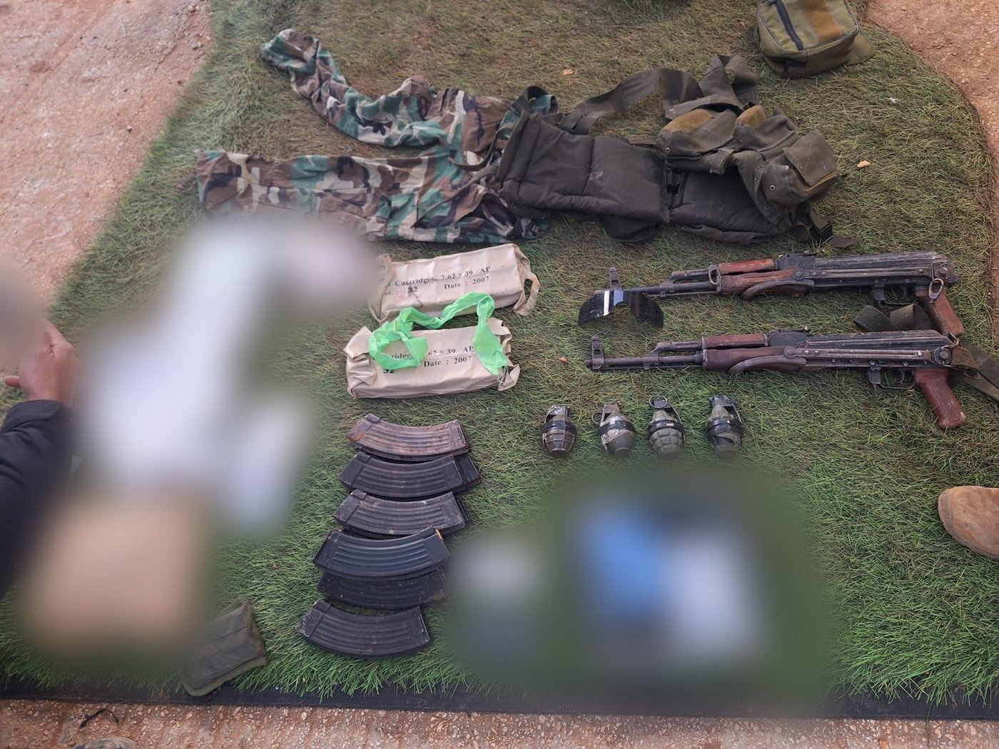 אמצעי הלחימה שאותרו